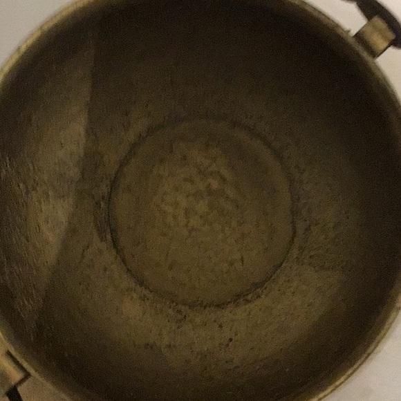 Vintage Brass incense burner fire starter smudge pot honey pot used good cond. - Picture 5 of 6